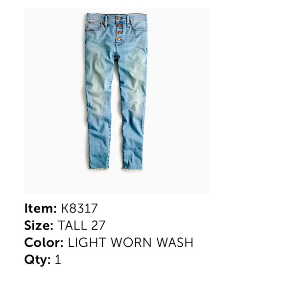 J. Crew 27 Tall - Picture 1 of 5